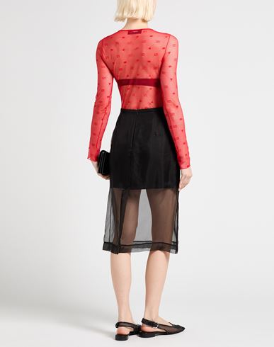 Woman Top Red Size 4 Polyamide, Elastane