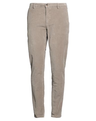 Man Pants Grey Size 36 Cotton, Elastane