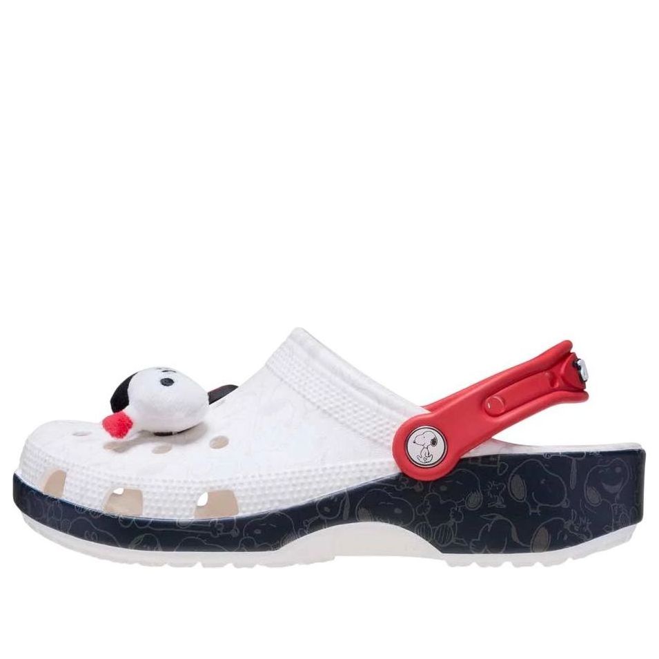 X Peanuts Snoopy Classic Clog 'White Black'