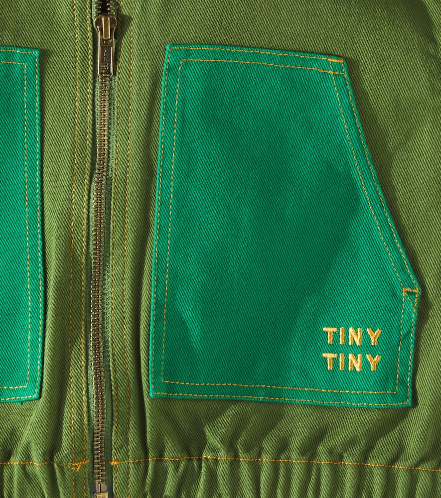 Tinycottons Colorblocked cotton jacket