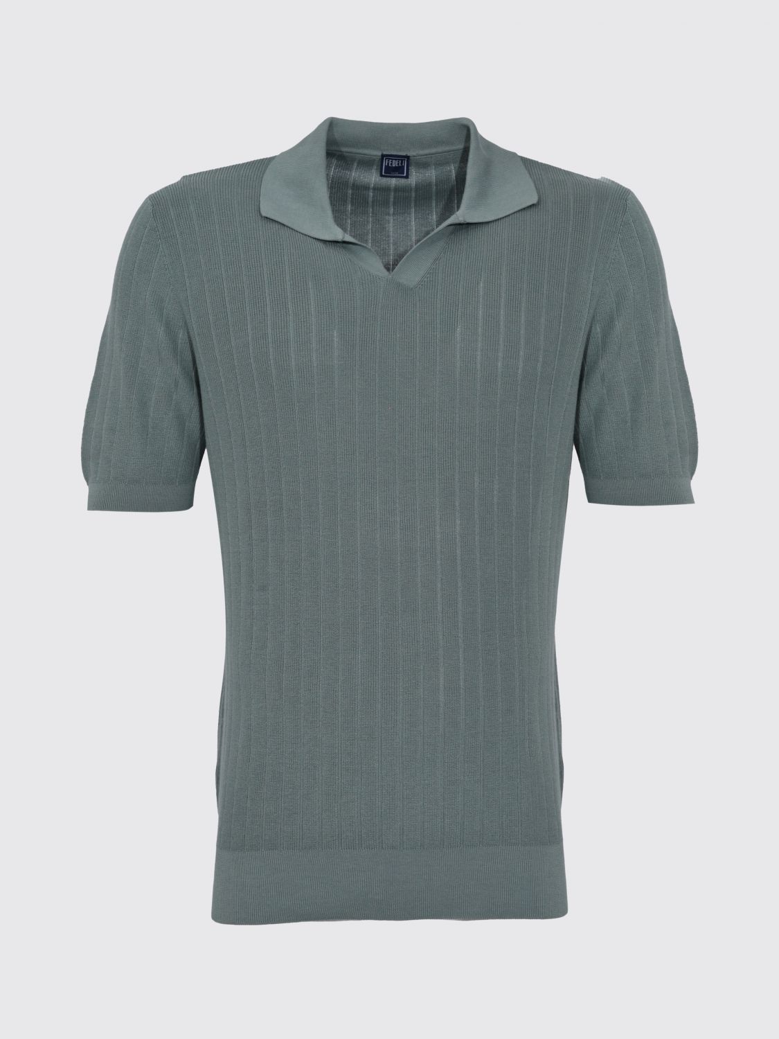 Polo Shirt Men color Olive