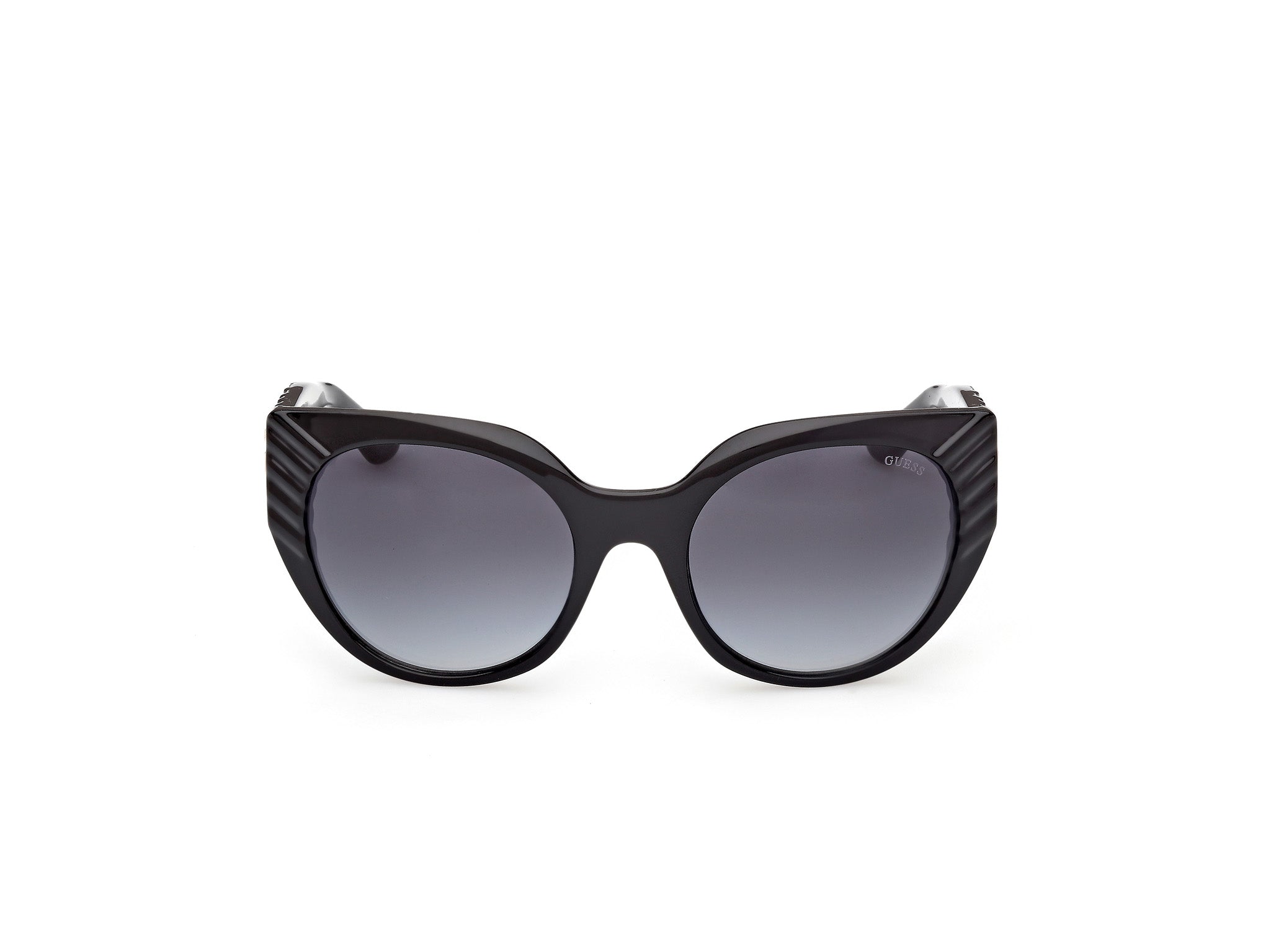 Guess Mujer Guess GU00255 01B Gafas de sol Inyectado Negro Fumar Cat Eye Norma