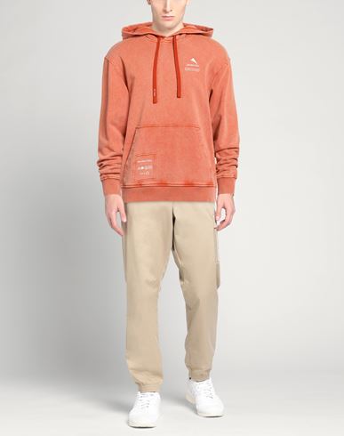 Man Sweatshirt Coral Size M Cotton