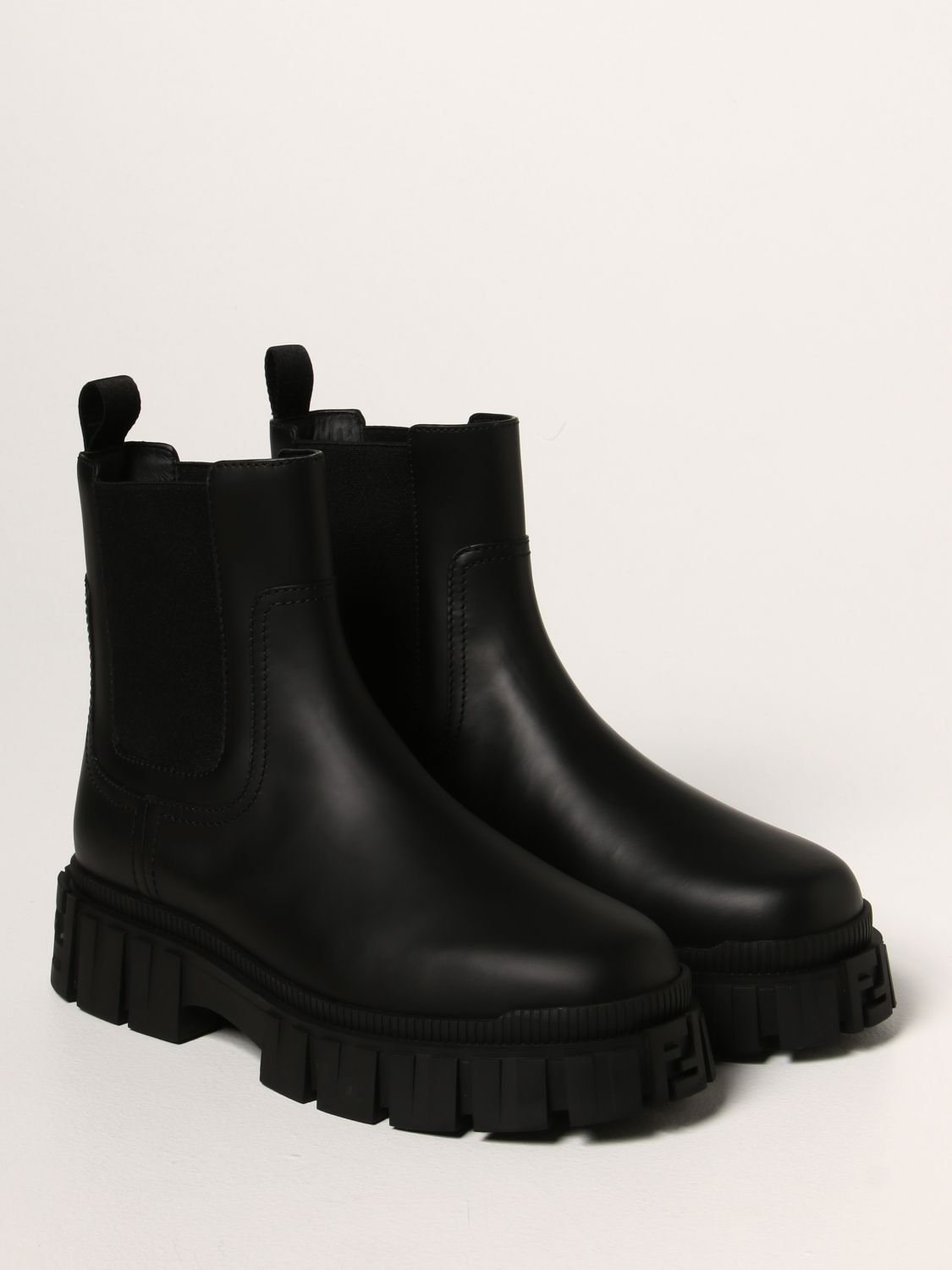 Flat Booties Woman color Black
