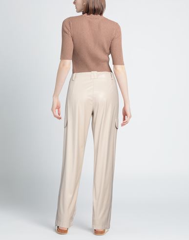 Woman Pants Ivory Size 4 Polyester, Polyurethane
