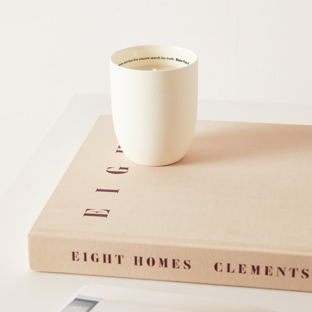 Callippus Candle in White