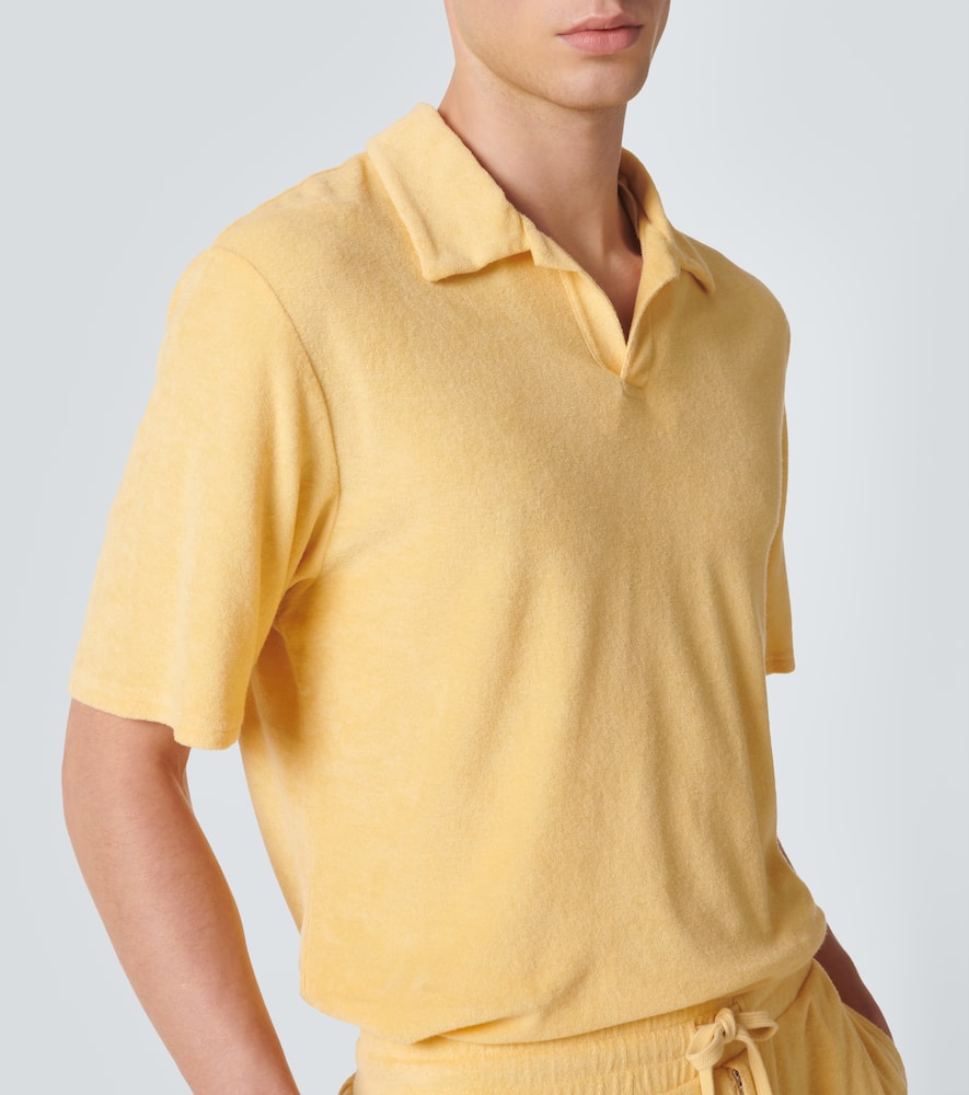 Faustino cotton terry polo shirt