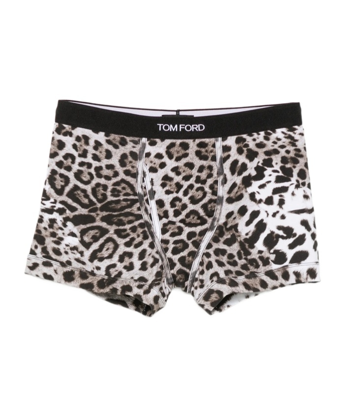 Leopard-print boxers