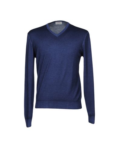Man Sweater Midnight blue Size 34 Virgin Wool