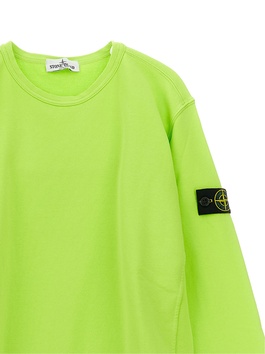 Boys Green Round Neck Sweatshirt