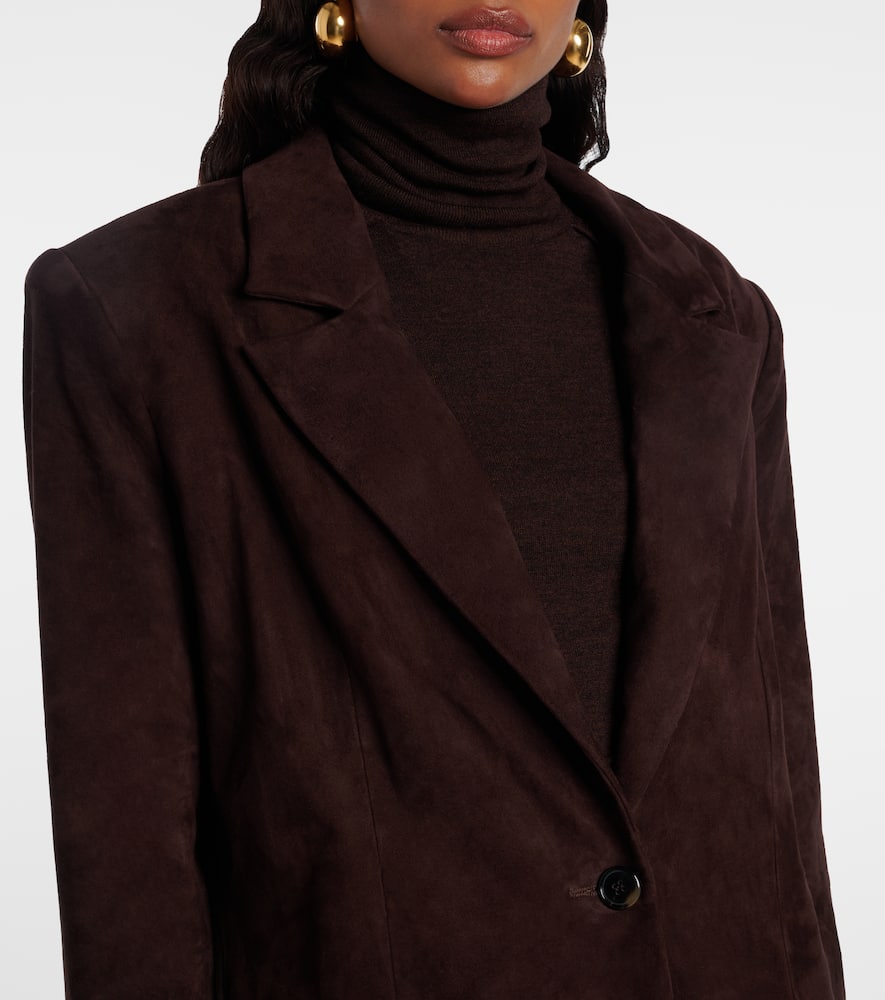 Suede blazer
