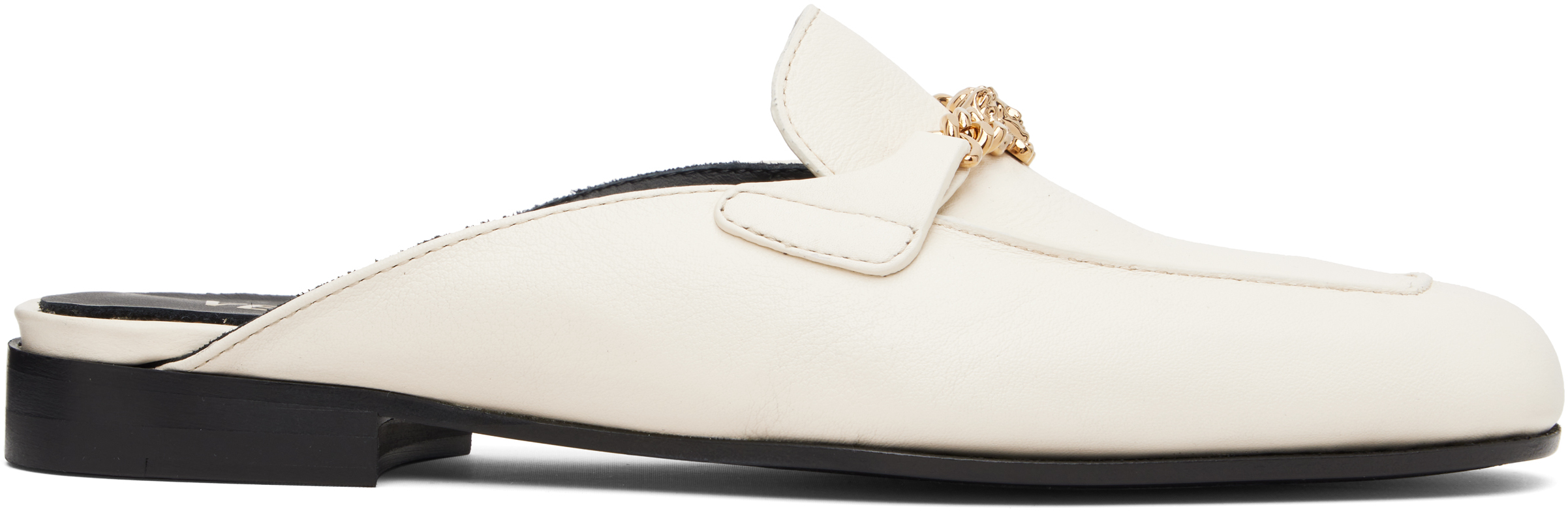 Off-White Medusa Leather Loafers