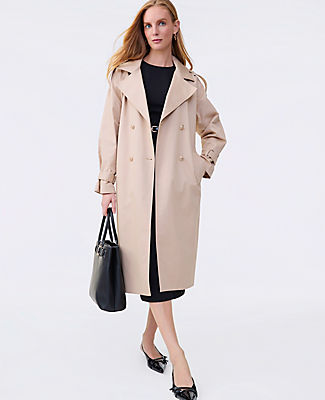 Ann Taylor Petite Refined Trench Coat
