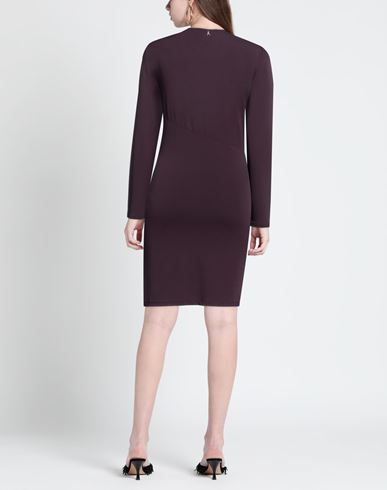 Woman Mini dress Plum Size 2 Acetate, Polyamide, Elastane