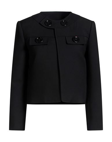 Woman Jacket Black Size 4 Wool