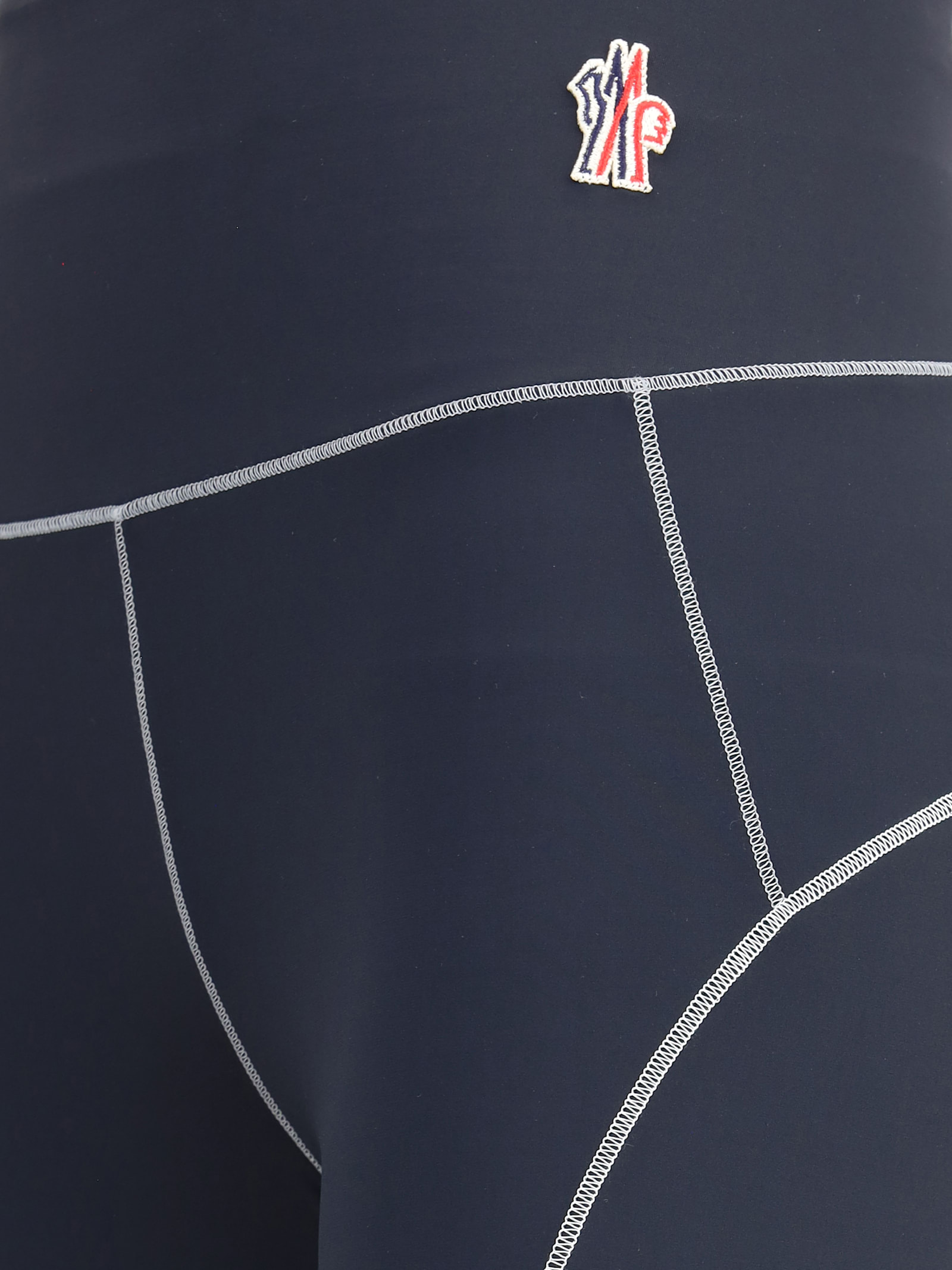 Moncler Grenoble - Logo Patch Leggings Black