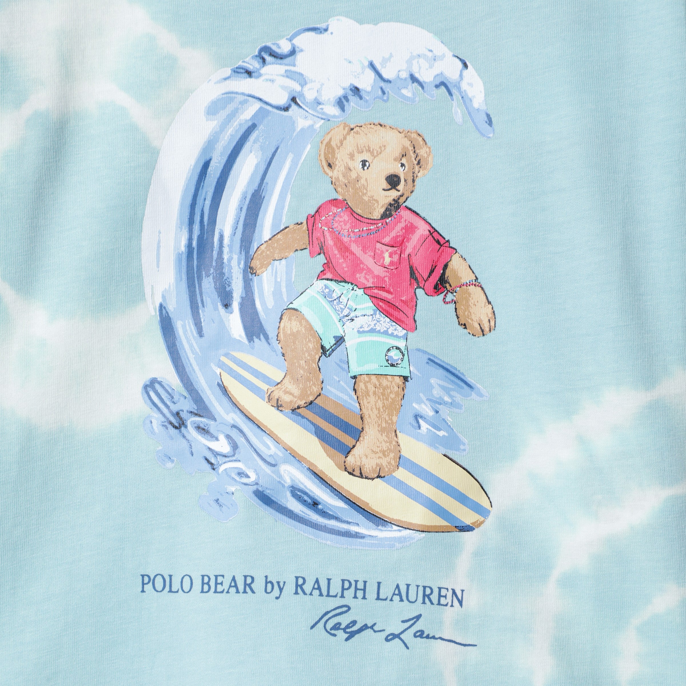 Polo Bear tie-dye cotton T-shirt