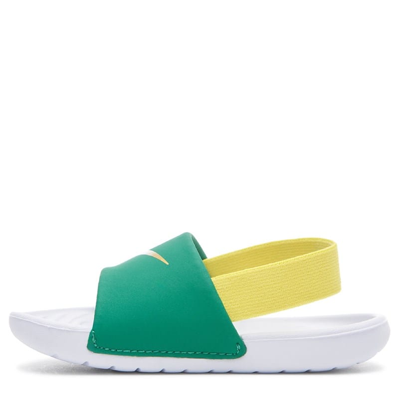 Kids' Kawa Slide Sandal Baby/Toddler Sandals (GREEN/YELLOW)