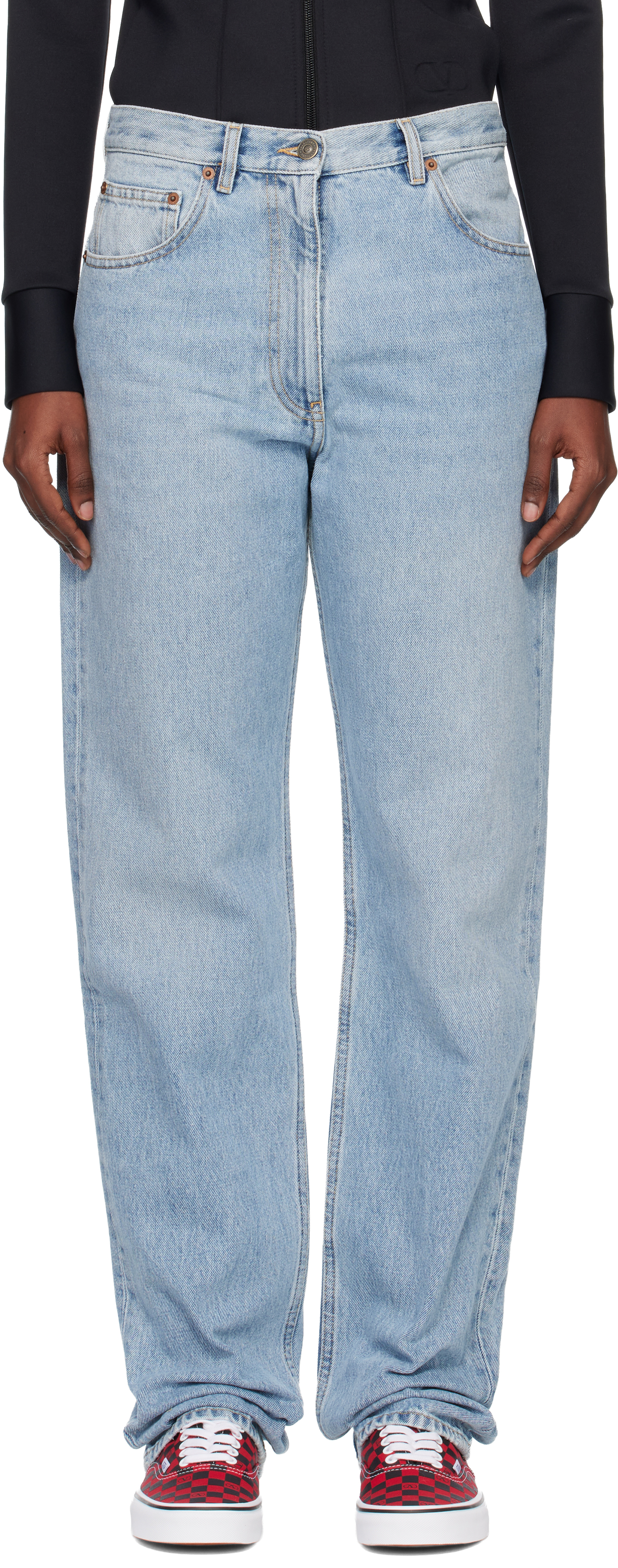 Blue Loose-Fit Jeans