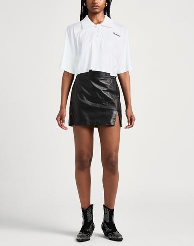 Woman Polo shirt White Size L Cotton