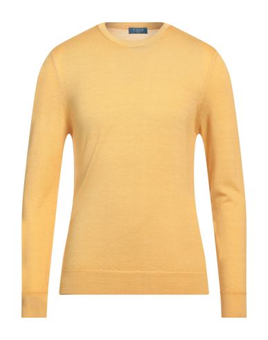 Fefè Napoli Man Sweater Marigold Size 38 Merino Wool