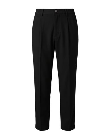 Man Pants Black Size XL Polyester, Viscose, Elastane