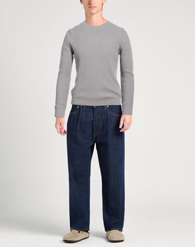 Man Sweater Light grey Size 42 Wool