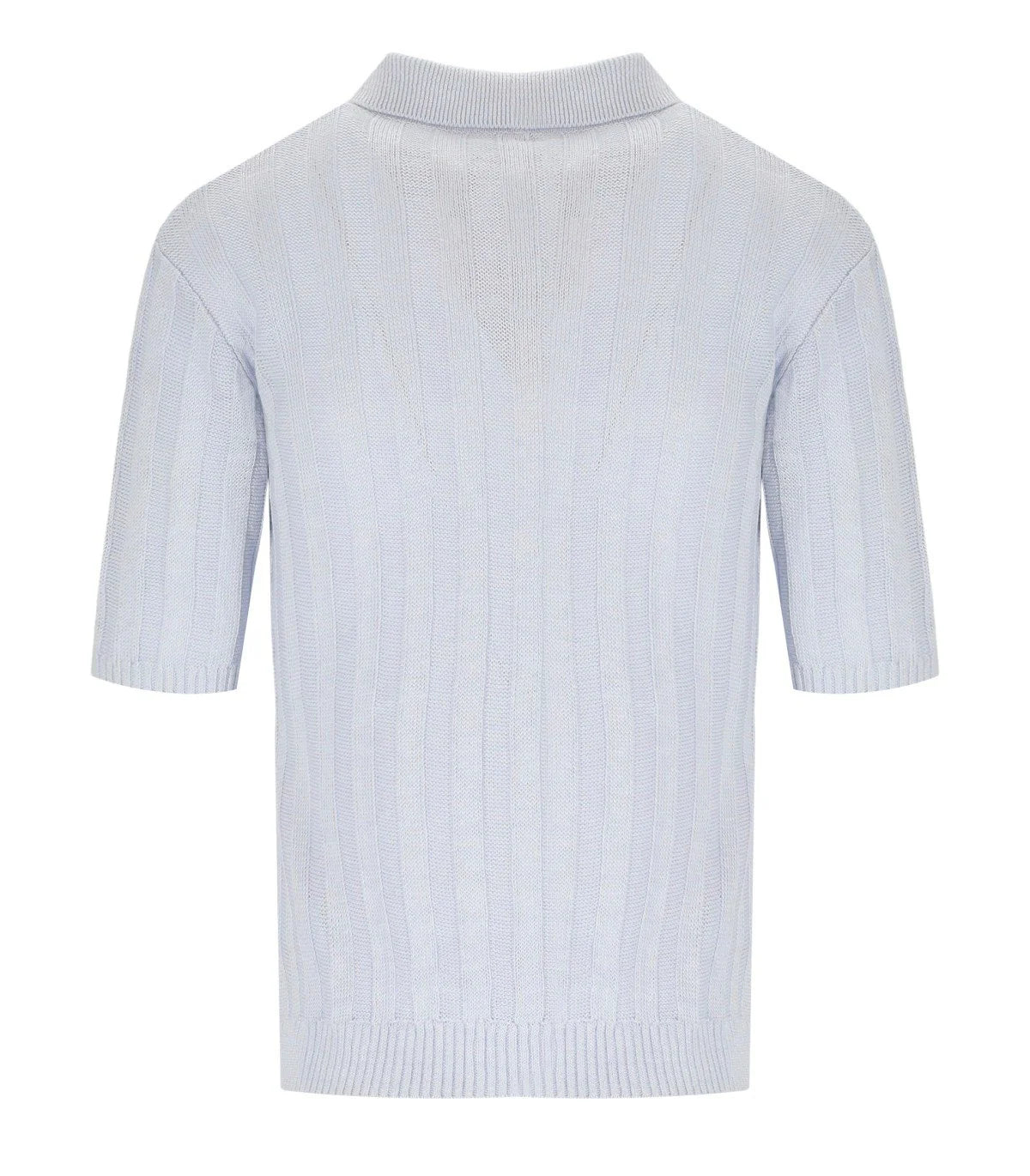 Mm Max Mara Rivetto Light Blue Polo Shirt