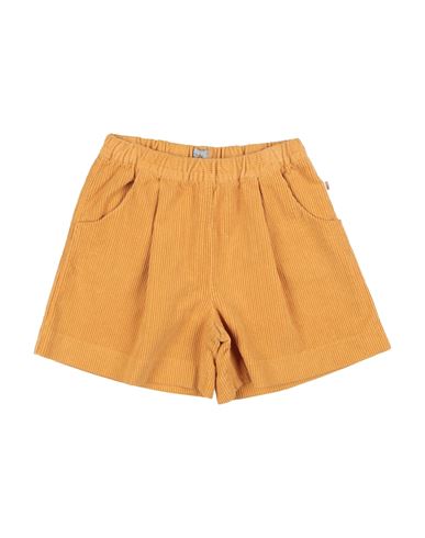 Kid Girl Shorts & Bermuda Shorts Marigold Size 10 Cotton, Elastane