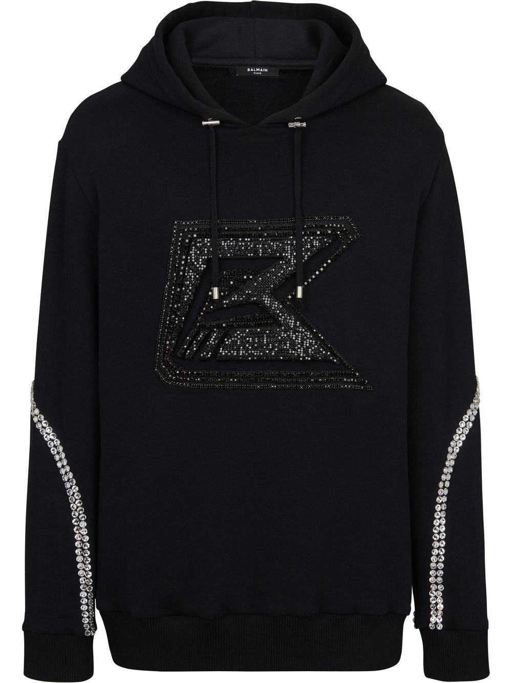 Embellished pullover sweatshirt - Black