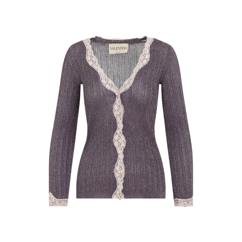 Dark Grey Knitted V Neck Sweater