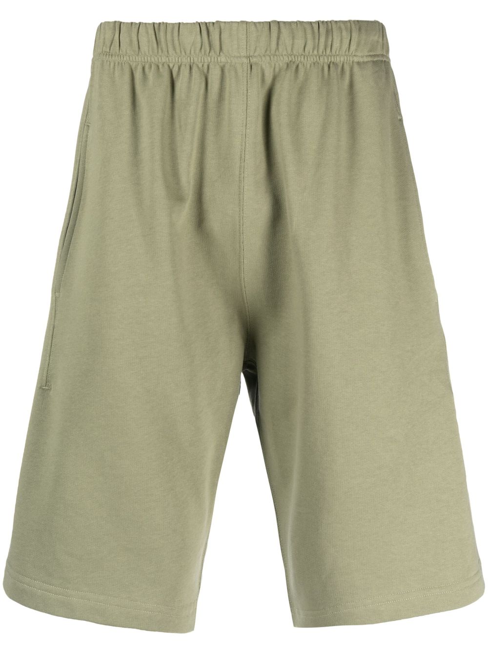 Logo-embroidered track shorts - Blue