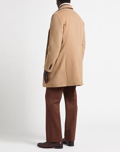 Man Puffer Camel Size 48 Wool, Cashmere, Virgin Wool