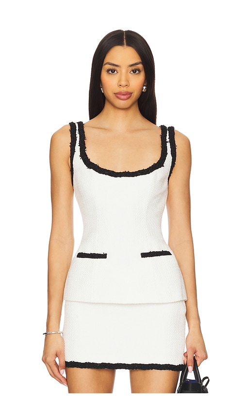 MAJORELLE Ilona Top in White. -  S also in