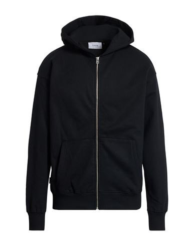 Man Sweatshirt Black Size XS Cotton, Polyester