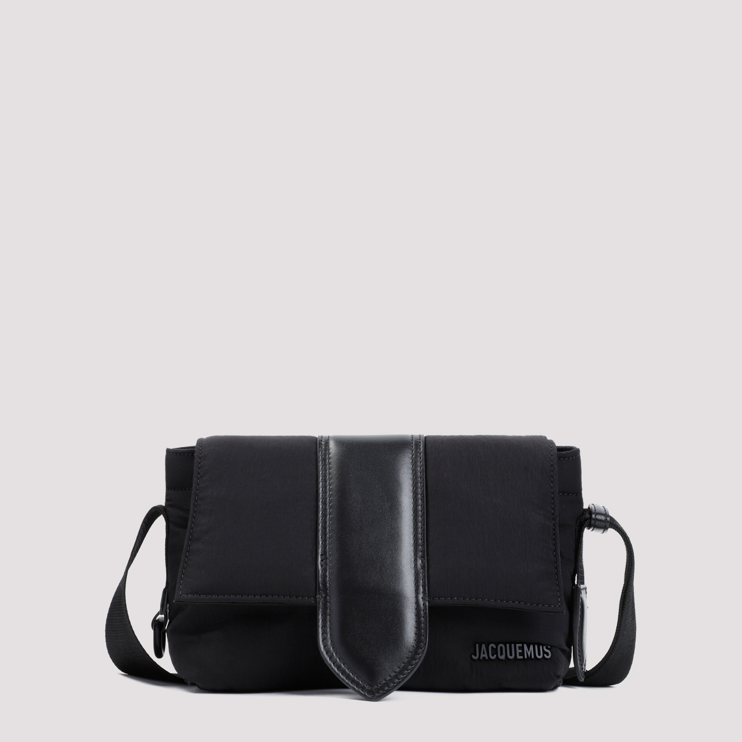 Le Petit Messenger Bambino Shoulder Bag Black Cotton Polyamide Leather - Men