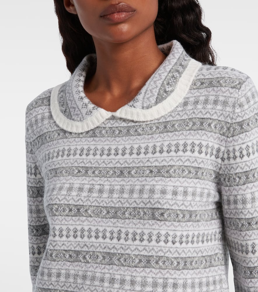 Fair Isle wool-blend jacquard sweater
