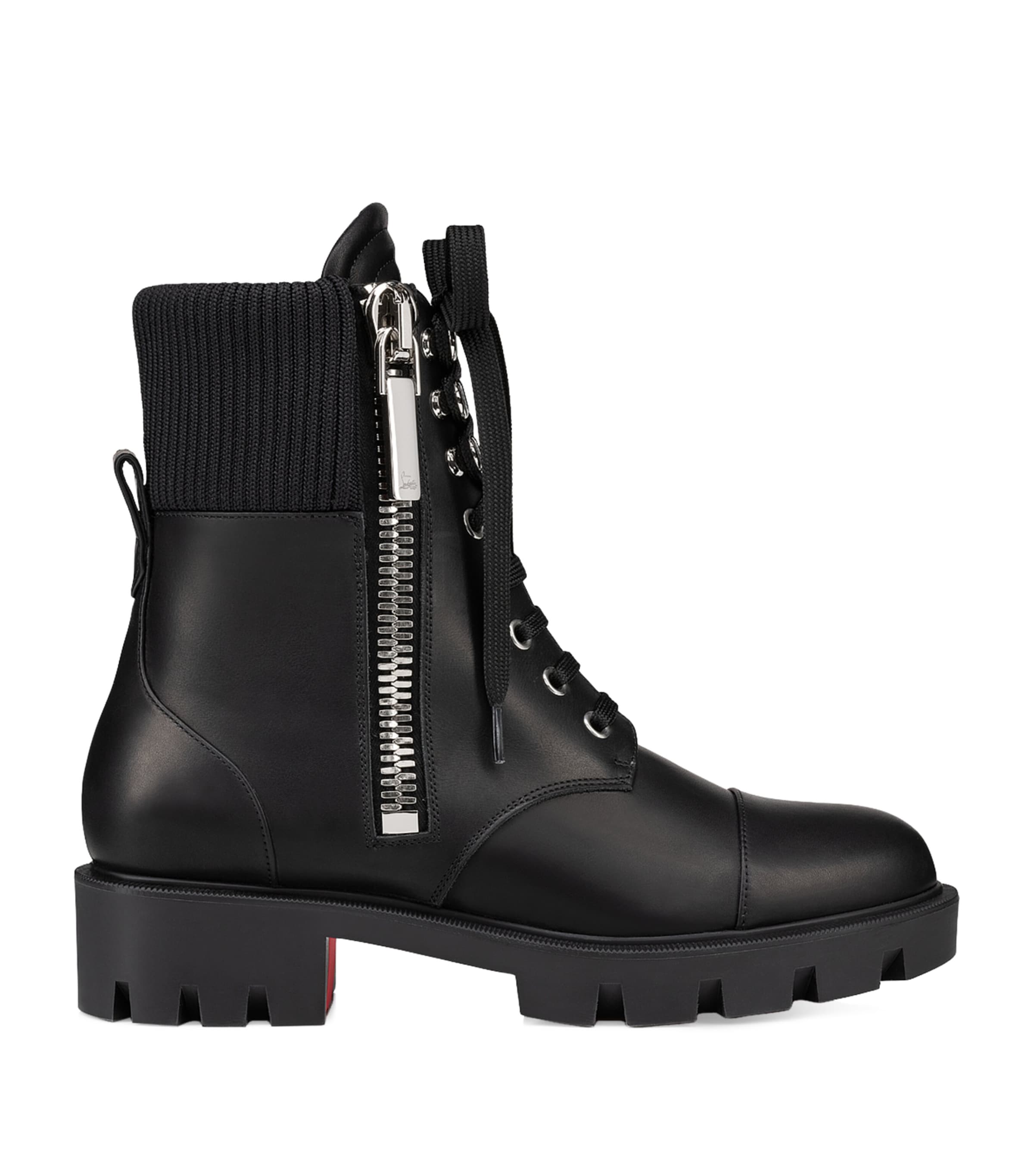 En Hiver Leather Biker Boots