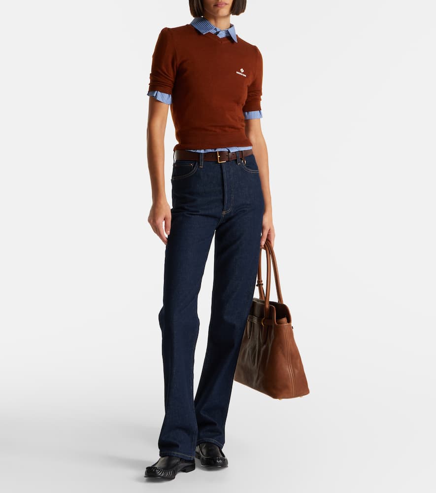 90's Pinch Waist high-rise straight jeans