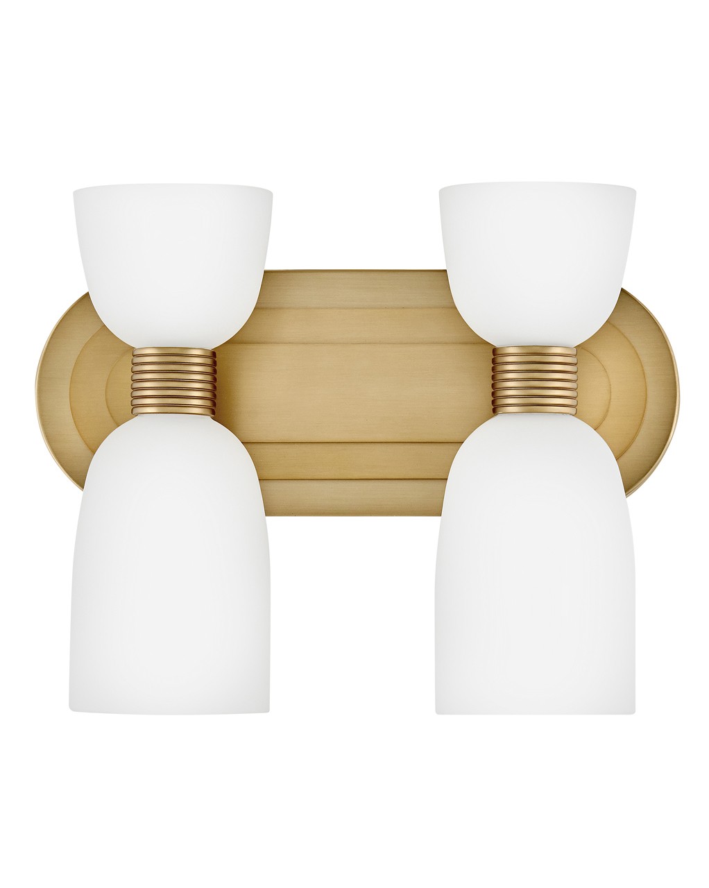 Tallulah 4-Light LED Bathroom Vanity Light in Lacquered Bra