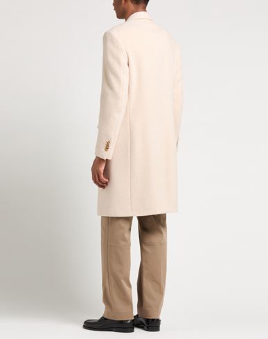 Man Coat Beige Size 38 Wool, Silk, Nylon, Cashmere