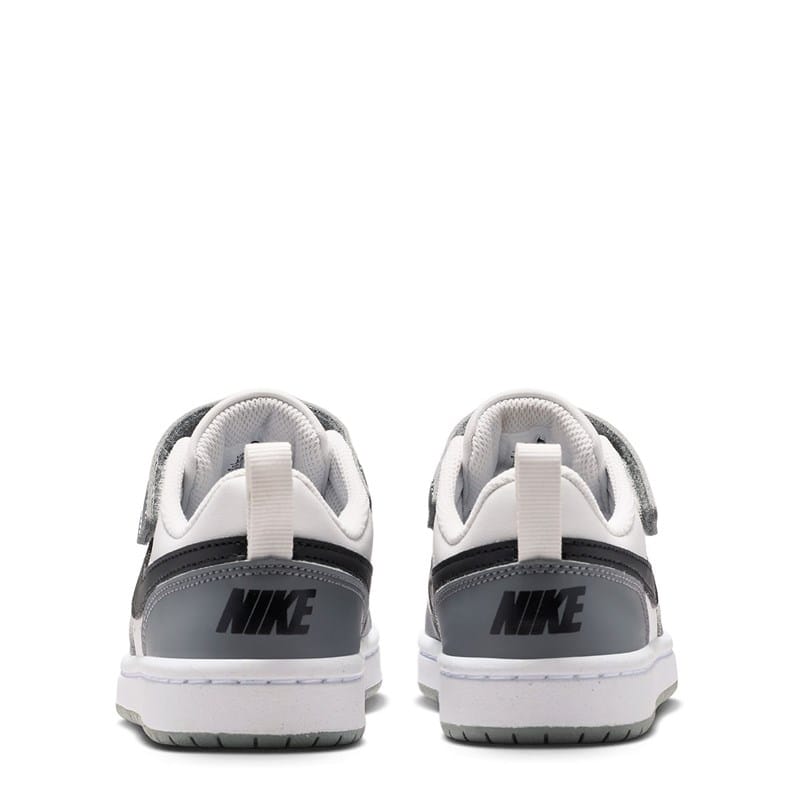 Kids' Court Borough Recraft Low Top Sneaker Little Kid Shoes (White/Black/Grey)