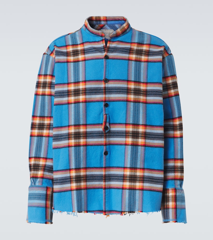 Plaid cotton shirt