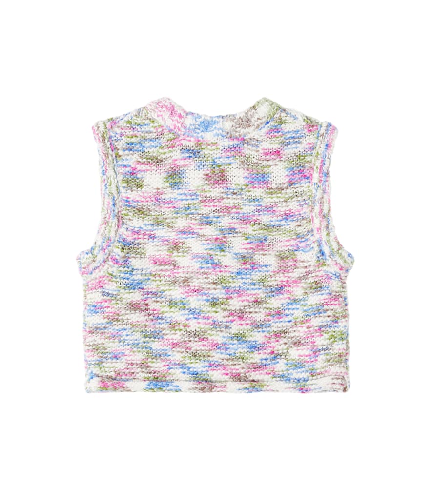 Knitted sweater vest