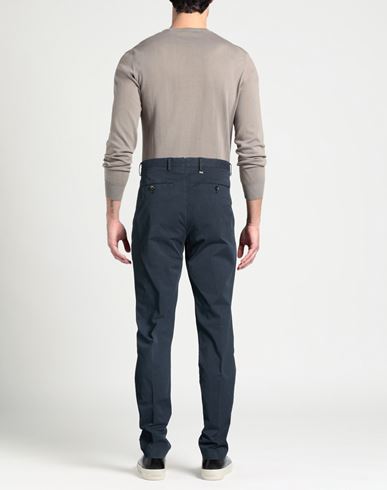 Man Pants Navy Size 28 Cotton, Linen, Elastane