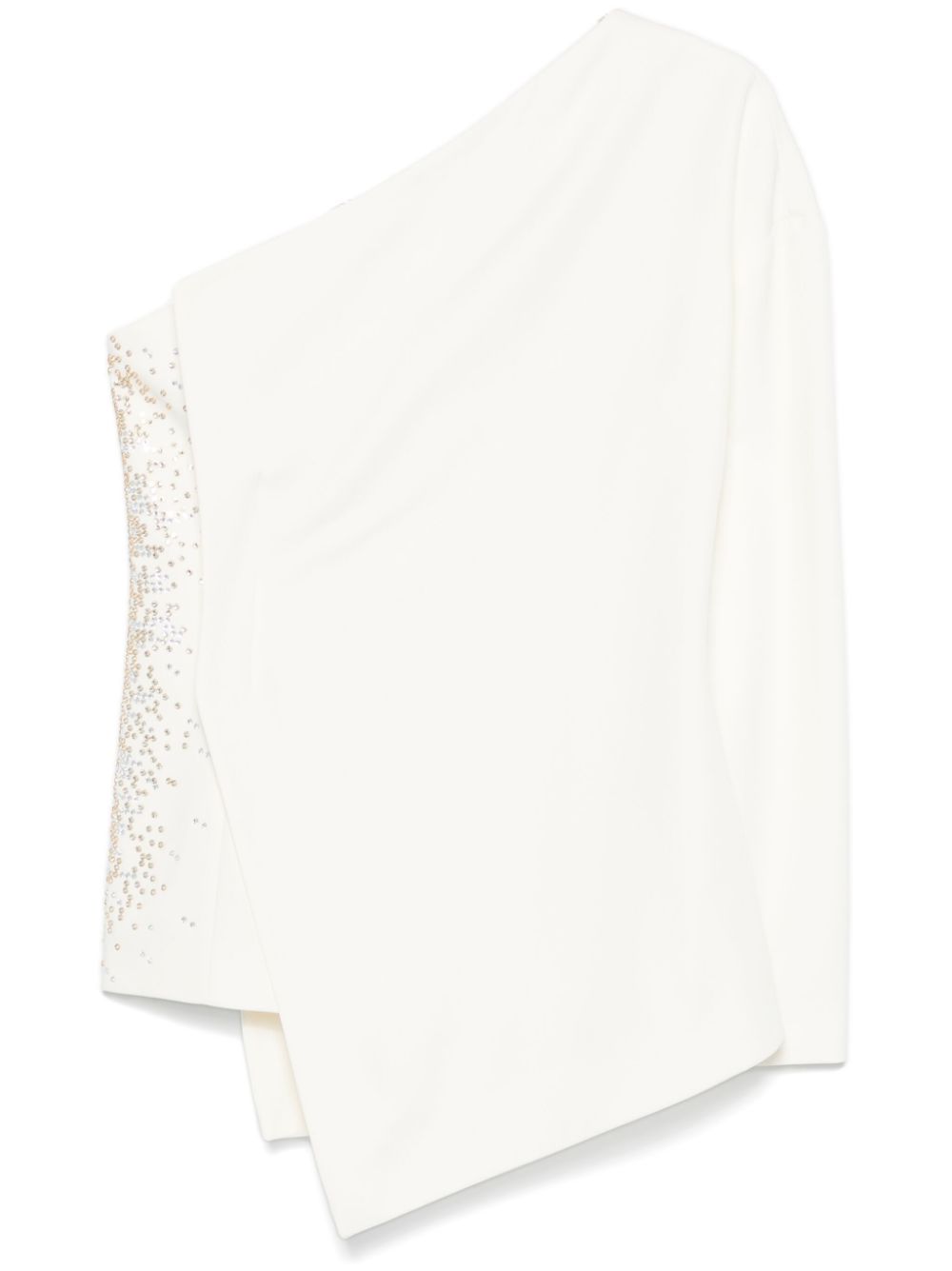 One-shoulder top - White