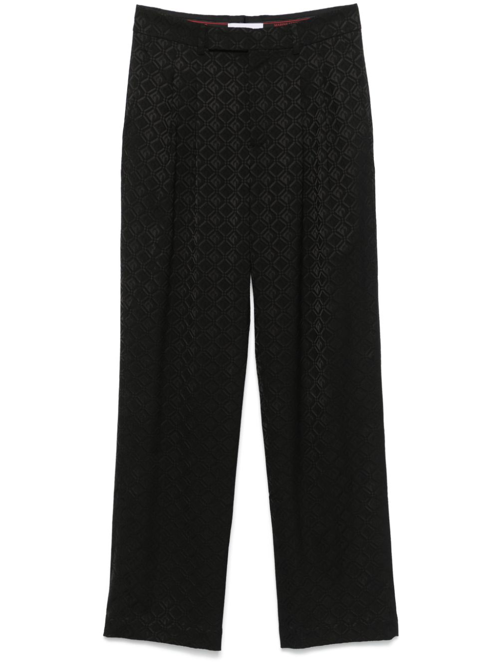 Moon Diamond-jacquard trousers - Black