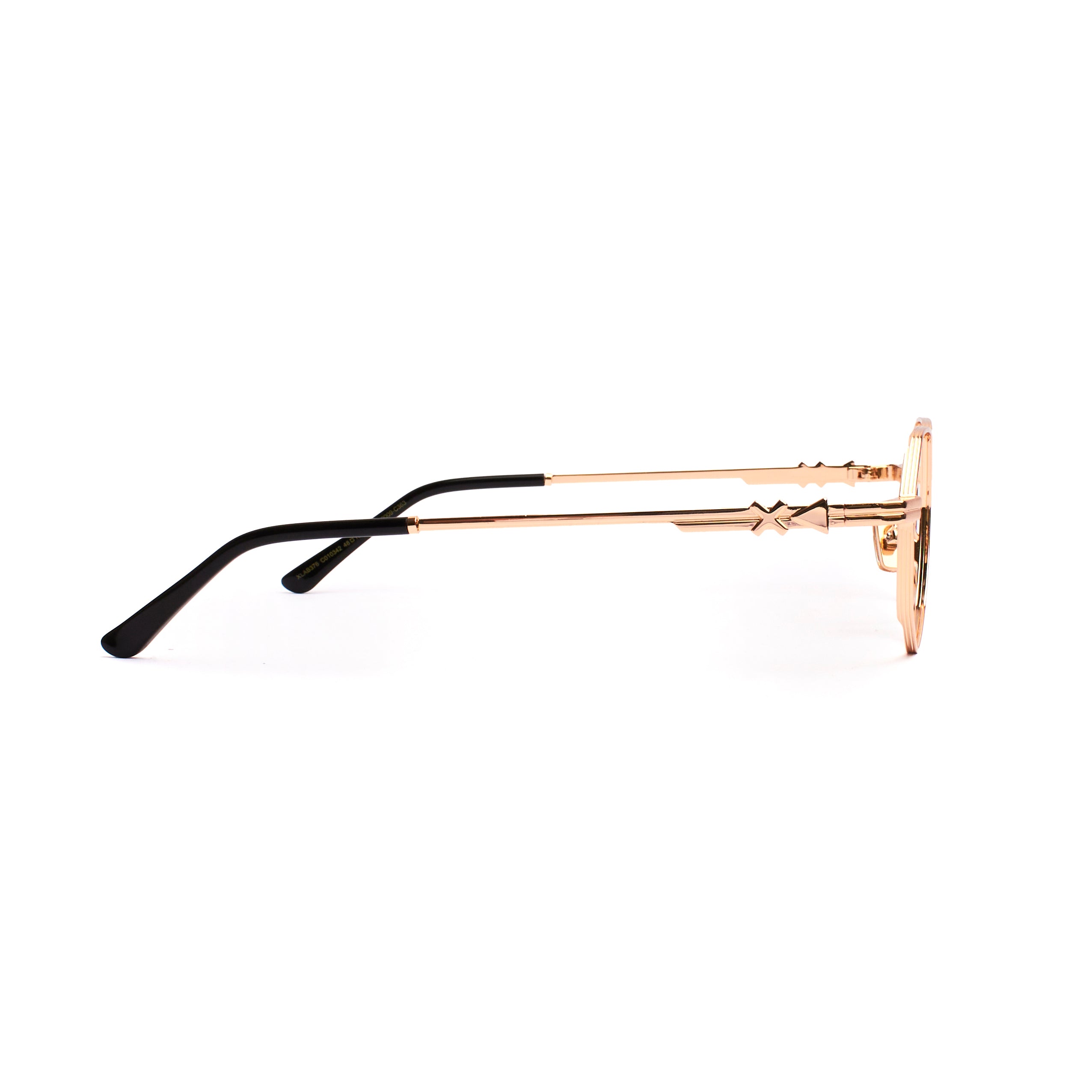 XLAB Unisex Mykonos Optische monturen Metallo Argento Azzurro Geometrica Sfumato