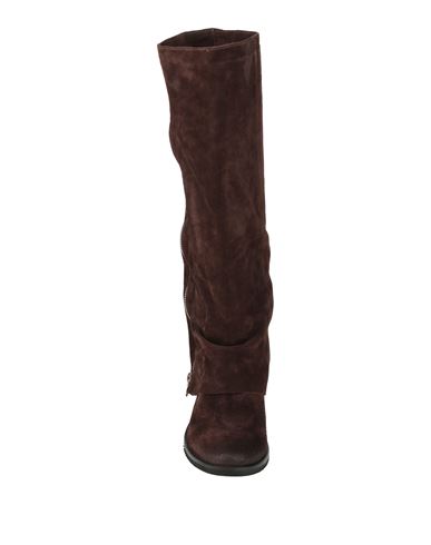 Ovyé Woman Boot Chocolate brown Size 10 Leather