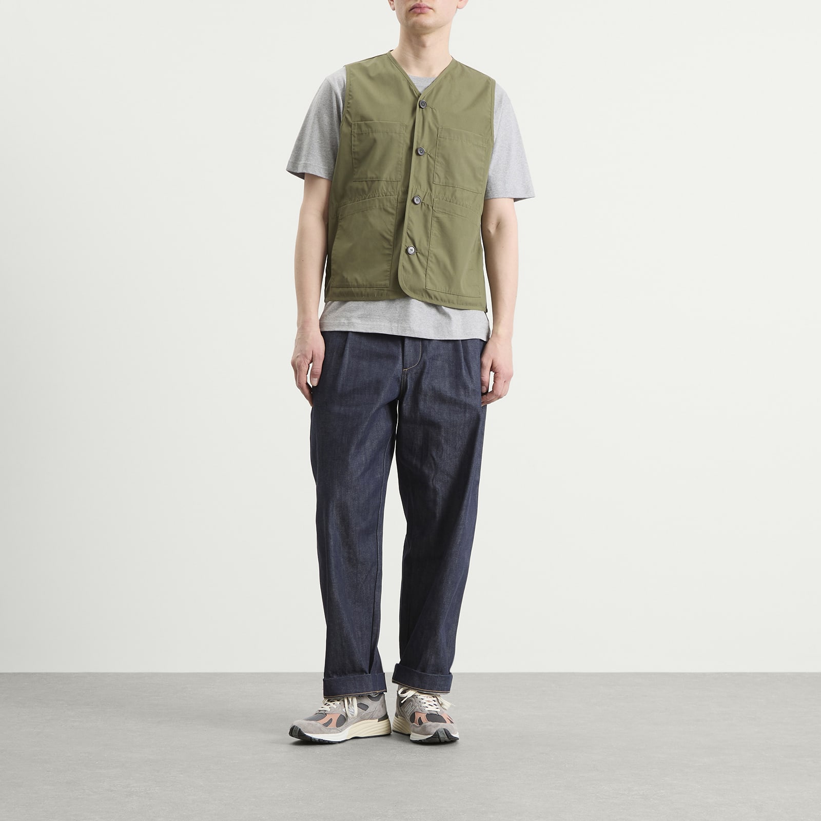 Men's Recycled Poly Tech City Waistcoat Olive